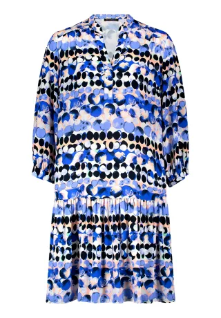 Betty Barclay - Stufenkleid blau/beige - Gr. - 40