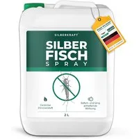 Silberkraft Insektenspray Silberkraft Silberfischspray - Silberfische, Papierfische vertreiben, 2000 ml, 1-St., gegen Silberfrische, Papierfische, mit Zitronenduft, Repellent