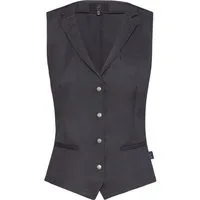 GREIFF Anzugweste Greiff GASTRO MODA Damen Kellner-Weste Revers Regular Anthrazit