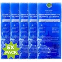 LisaCare Kalt-Warm-Kompresse Kühlpads, Kühlkissen, Warmkompresse/Kaltkompresse, Kinder & Erwachsene, Spar-Set 5-tlg., 5 x Kühlpack groß, Mikrowellen geeignet!