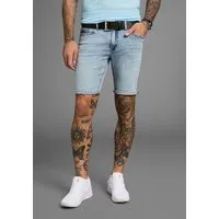 Bruno Banani Jeansshorts Hutch-Shorts gerade geschnittene kurze Beine, niedrige Leibhöhe