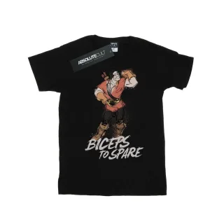 Disney Herren Schönheit und das Biest Gaston Bizeps zu ersetzen T-Shirt (schwarz)