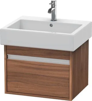 Duravit Ketho Waschtischunterbau wandhängend Nussbaum Matt 550x440x410 mm - KT668607979 KT668607979