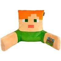 Minecraft Sitzkissen - praktisches Lesekissen mit Rückenlehne - in 3 versch. Designs, Relaxkissen aus weichem Samt mit Rückenlehne - Perfekt zum Entspannen