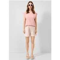 QS Shorts Hose Luftige Streifenshorts aus Baumwolle mit Futter
