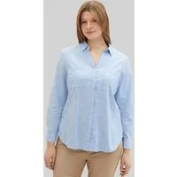 TOM TAILOR PLUS Langarmbluse Blusen & Shirts Plus Size - Bluse mit Brusttaschen