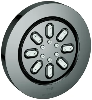 Grohe Seitenbrause 26801 Rainshower Aqua runde Form hard graphite, 26801A00 26801A00