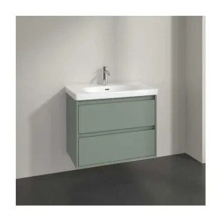 Villeroy und Boch Skyla Waschtischunterschrank C79600AF 2 Auszüge, 772 x 596 x 439 mm, Soft Green