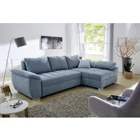 Jockenhöfer Gruppe Ecksofa Alster L-Form, B: 268 cm, mit Bettfunktion, Bettkasten & Zierkissen