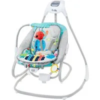 Baby Einstein Babywippe Kick to It 4-in-1 Musical Swing & Rocker, mit Sound-Effekt
