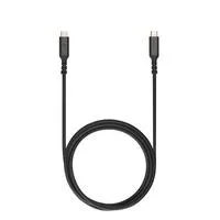 USB 2.0 Kabel LCR50 5A, USB-C Stecker > USB-C Stecker schwarz, 1,5 Meter, 240 Watt Ladeleistung