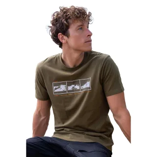 Mountain Warehouse Herren 3 Peaks T-Shirt aus Bio-Baumwolle (grün)