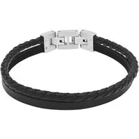 TOM TAILOR Lederarmband Schmuck Geschenk Edelstahl Leder