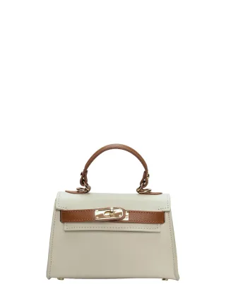 Isabella Rhea Zweifarbig Rindsledertasche