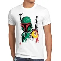 style3 T-Shirt Boba Kopfgeldjäger mando slave bounty hunter mandalorian star wars