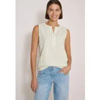 CECIL Blusentop mit gestreiftem Seersucker-Look