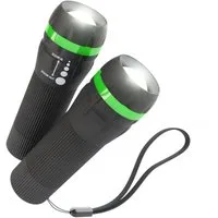 greate. LED Taschenlampe 2x LED Taschenlampe Mini Handlampe Leuchte Batterie fokussierbar (2-St)