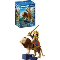 Playmobil® Löwe mit goldenem Ritter (72212), Knights Konstruktions-Spielset, (18 St), Made in Europe