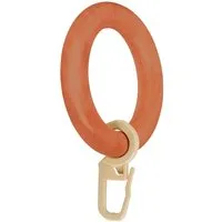 GARESA Gardinenring Holzring mit Haken, Gardinenstangen, (20-St), für Durchmesser bis 28mm, einfache Montage