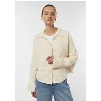 comma Cardigan Strickjacke Strick-Cape mit Fledermausärmeln und Knopf-Details