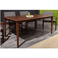 riess-ambiente Gartentisch KOPENHAGEN 160cm braun – Akazie, Massivholz, wetterfest, Bootsform (Einzelartikel, 1-St), massiver Tisch aus Holz in Bootsform – ideal für den Außenbereich