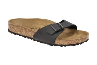 Birkenstock 40791 Madrid BS Damen Pantoletten Schwarz Schnalle EVA-Laufsohle