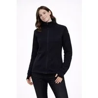 Skratta Fleecejacke Damen Strickfleecejacke ohne Kapuze Liska