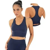 Smilodox Sport-BH Vonda, Sport Top Damen, Gym-BH für Workouts,Training & Yoga V-Ausschnitt, Seamless, Shaped Fit, Support-Bund, elastisch