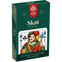 Skat französisches Bild in Faltschachtel, Kartenspiel