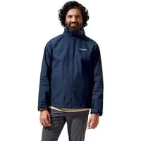 Berghaus Funktionsjacke Regenjacke Alpha 2.0 (wasserdicht, atmungsaktiv) blau Herren