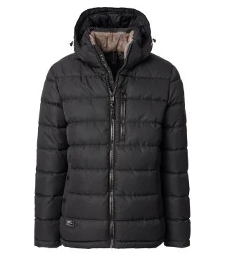 CASAMODA - Steppjacke mit Kapuze anthrazit - Gr. - L