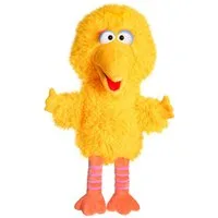 Sesamstrasse Handpuppe Bibo Hand-Puppe Sesamstrasse 55 cm Plüsch-Figur Kuschel-Tier