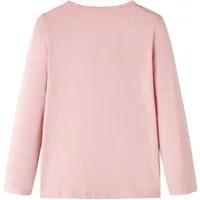 vidaXL T-Shirt Kinder-Langarmshirt Hellrosa 104