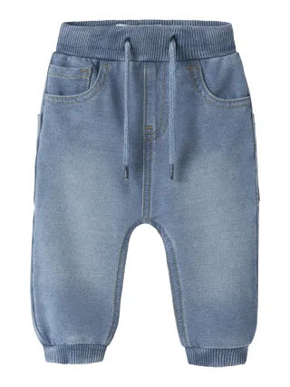 NAME IT - NBMBEN ROUND SWE JEANS 1058-TR NOOS Medium Blue Denim - Gr. - 56