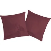 OTTO home Dekokissen Jil, aus super weichem Kuschelfleece, Kissenhüllen ohne Füllung, 2 Stück