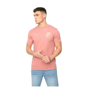 Crosshatch - "Morville" T-Shirt für Herren, Baumwolle (Pink)