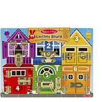 Melissa & Doug - Motoriktafel Schlösser, Geschicklichkeitsspiel