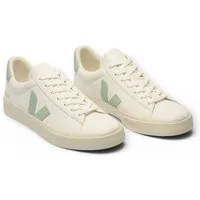 VEJA Campo (Leder) weiss/mintgrün Sneaker