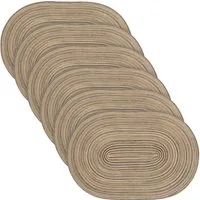 Erwin Müller Platzset Tischset "Silves" 6er-Pack, Uni