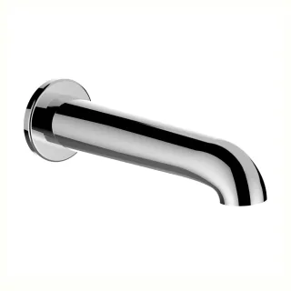 LAUFEN Wanneneinlauf PURE wandmontiert Festauslauf Ausladung 175 mm chrom HF901771100000