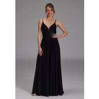 Hey Kyla Abendkleid - Abendkleid aus Materialmix Taillierter Schnitt mit ausgestelltem Rockteil
