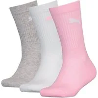 PUMA Socken PUMA KIDS CREW SOCK 3P (3-Paar, 3 Paar) Junior mit klassischer Rippe