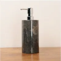 wohnfreuden Seifenspender Marmor Seifenspender schwarz, 1239