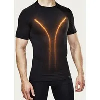 Strammer Max Performance® Kompressionsshirt Premium Funktionsshirt mit Kompression und Wärme-Effekt Shapewear, unterstützt die Haltung