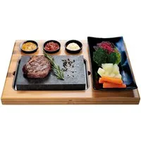 Beefstone Tischgrill Heißer Stein Grillset Modell UNO
