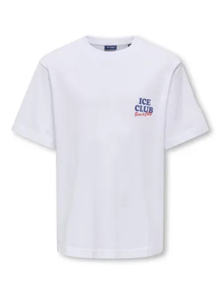 KIDS ONLY - OSJPOPSICELLO LIFE RLX SS TEE JRS Bright White - Gr. - 152