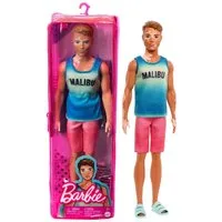 Mattel® Anziehpuppe Mattel HBV26 - Barbie Ken Fashionistas im „Malibu“-Tanktop, Vitiligo