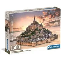 Clementoni® Lernspielzeug Städte Mont-Saint Michel Frankreich 1500-teiliges Puzzle