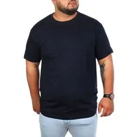 Young & Rich T-Shirt Herren Übergröße Basic big size optimierte moderne Passform Rundhalsauschnitt unifarben kurzarm regular fit