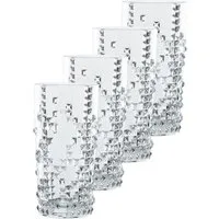 Nachtmann Longdrinkglas Nachtmann Punk Longdrink 390 ml 4er, Glas
